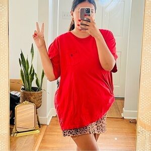 Polo Ralph Lauren classic RED t shirt top